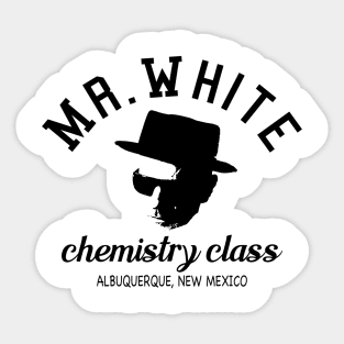 Mr. White Sticker